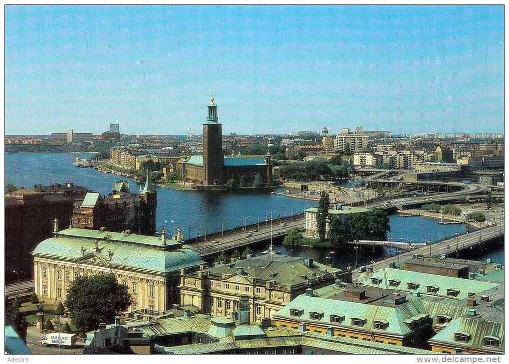 STOCKHOLM View Of The Town Hall From Storkyrkan - Zweden