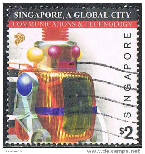 Singapore SG1278 2003 Global City (2nd Series) $2 Good/fine Used - Singapore (1959-...)