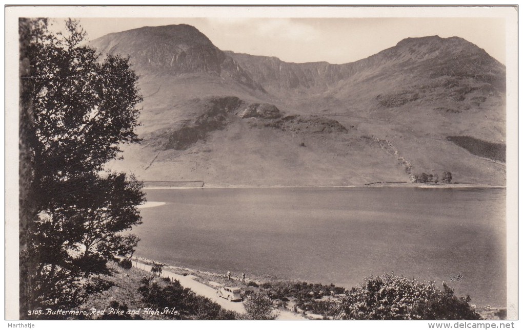 3105 - Buttermere, Red Pike And High Stile. - Buttermere