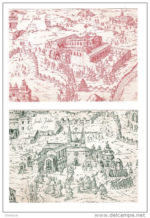 VATICAN 1983 The Major Basilicas In The Year 1575 Set Of 4 Post Cards 2x300 + 2x350 - Postal Stationeries