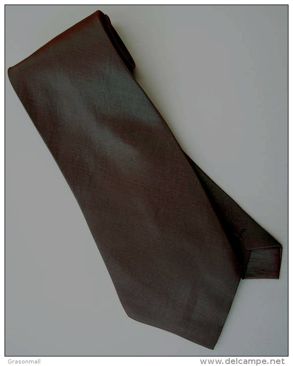 D-Rosy Brown Solid Glitter Thai Silk Men Formal Fashion NECK TIE - Other & Unclassified