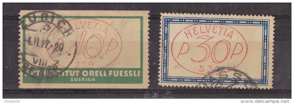 SUISSE  2 VIGNETTES - Automatic Stamps