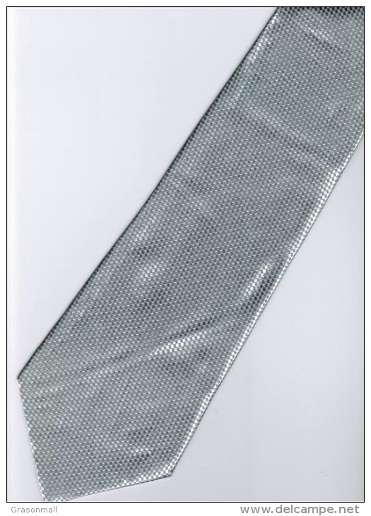 Silver Blinking Solid Glitter Thai Silk Men Formal Fashion NECK TIE - Other & Unclassified