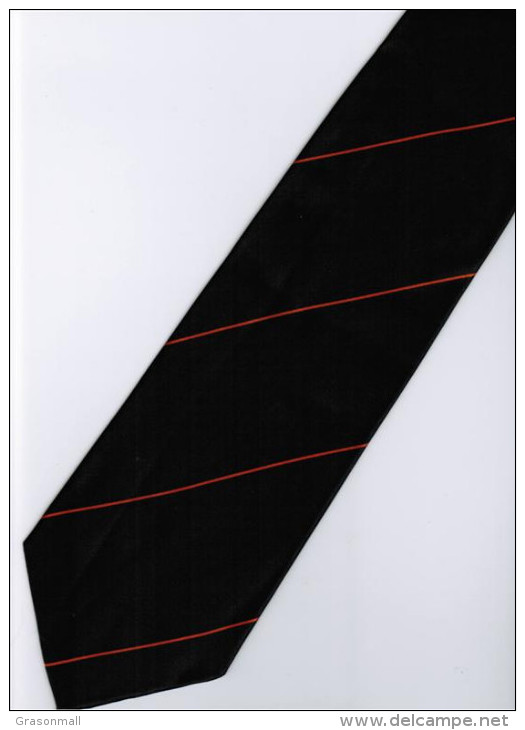 Black Orange Striped Men Formal Fashion SILK NECK TIE - Other & Unclassified