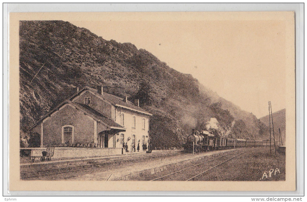 COURNIOU - Vue De La Gare - Train - Apa 10 - TTB - Autres & Non Classés