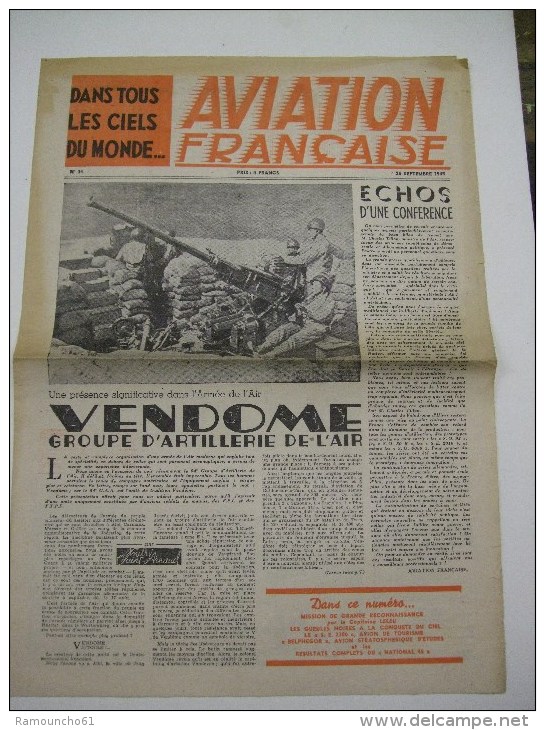 Journal L'aviation Française 1945 - Autres & Non Classés