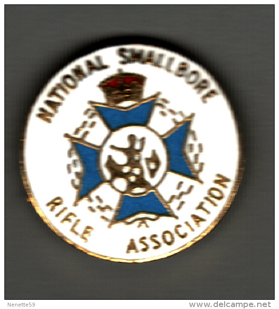 PIN´S NATIONAL SMALLBORE - RIFLE ASSOCIATION  - Club Sportif De Tir Sur Cible Anglais - Autres & Non Classés