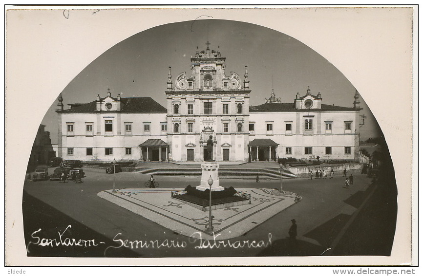 Santarem Foto Real Seminario Patriarcal Dorso No Postal No PostCard Back - Santarem