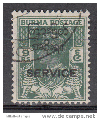 Burma    Scott No.  030    Used    Year  1946 - Myanmar (Birmanie 1948-...)