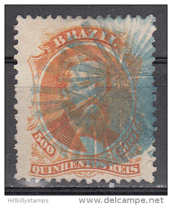 Brazil    Scott No.  60    Used    Year  1866 - Used Stamps