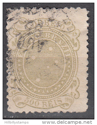 Brazil    Scott No.  105    Used    Year  1890 - Oblitérés