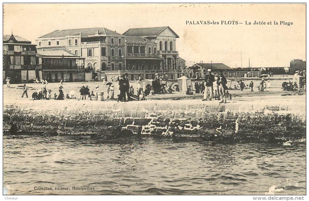 PALAVAS LES FLOTS LA JETEE ET LA PLAGE - Palavas Les Flots