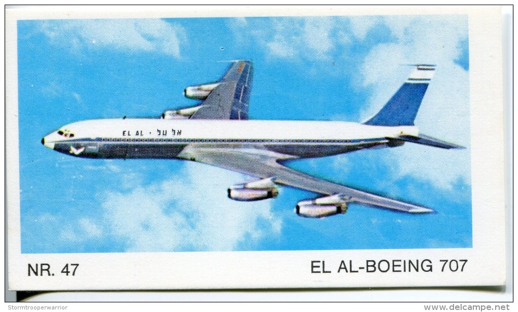 *** Image - Avion - EL AL BOEING 707 - NR 47 - Altri & Non Classificati