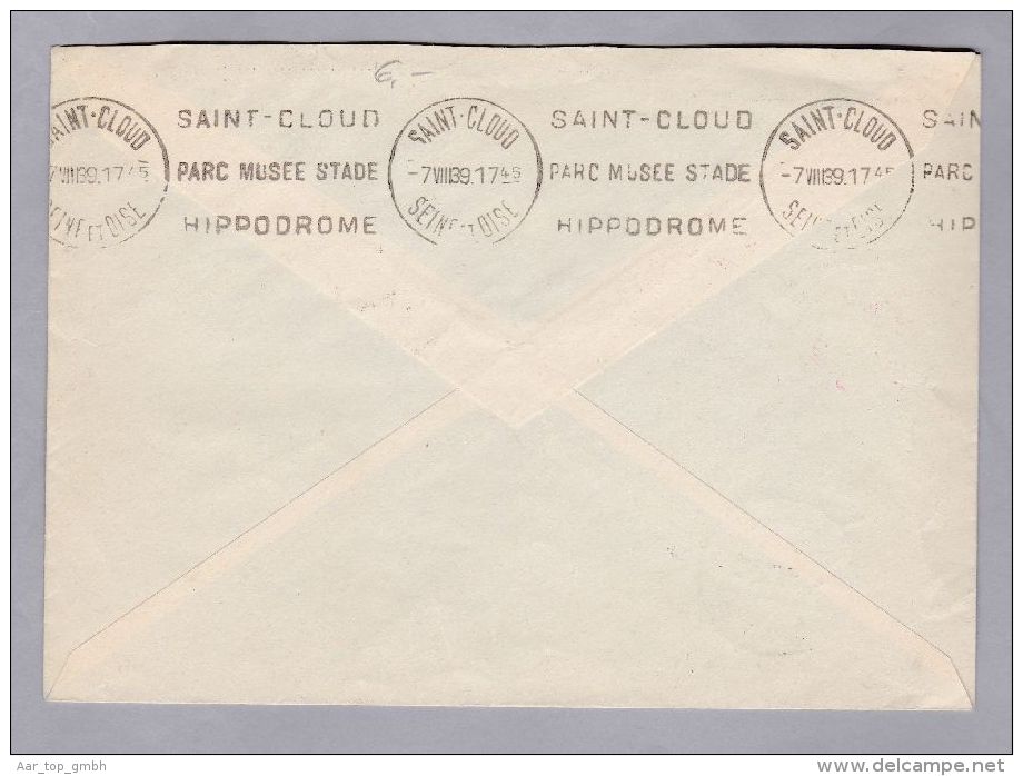 Heimat Feldpost 27 1939-03-06 Auf Luftpostbrief Nach France Mit Sonderstempel - Postmarks