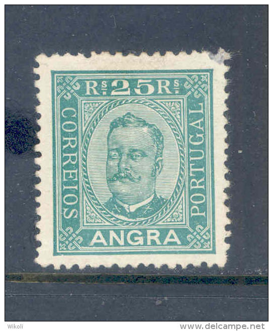 ! ! Angra - 1892 D. Carlos 25 R - Af. 05 - Used - Angra