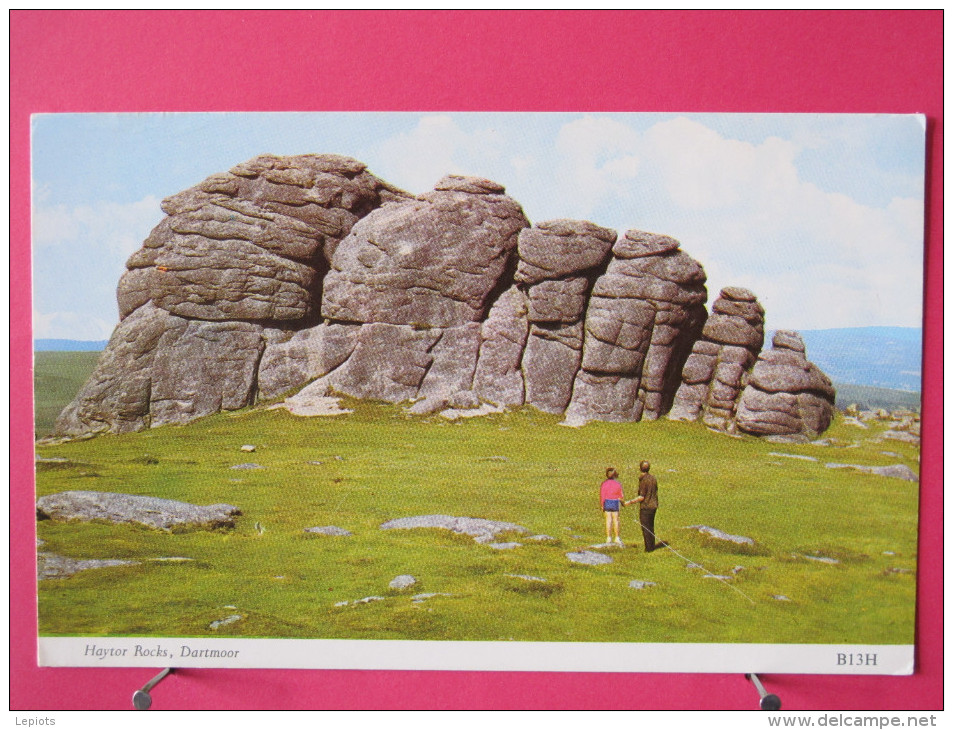 Angleterre - Devon - Haytor Rocks - Dartmoor - Excellent état - Scans Recto-verso - Dartmoor