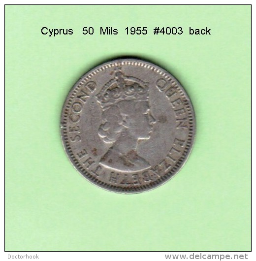 CYPRUS    50  MILS  1955  (KM # 36) - Cyprus