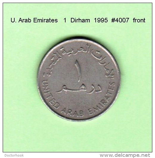 UNITED ARAB EMIRATES    1  DIRHAM  1995  (KM # 6.2) - Emirati Arabi