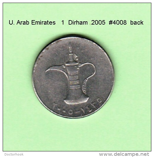 UNITED ARAB EMIRATES    1  DIRHAM  2005  (KM # 6.2) - Ver. Arab. Emirate