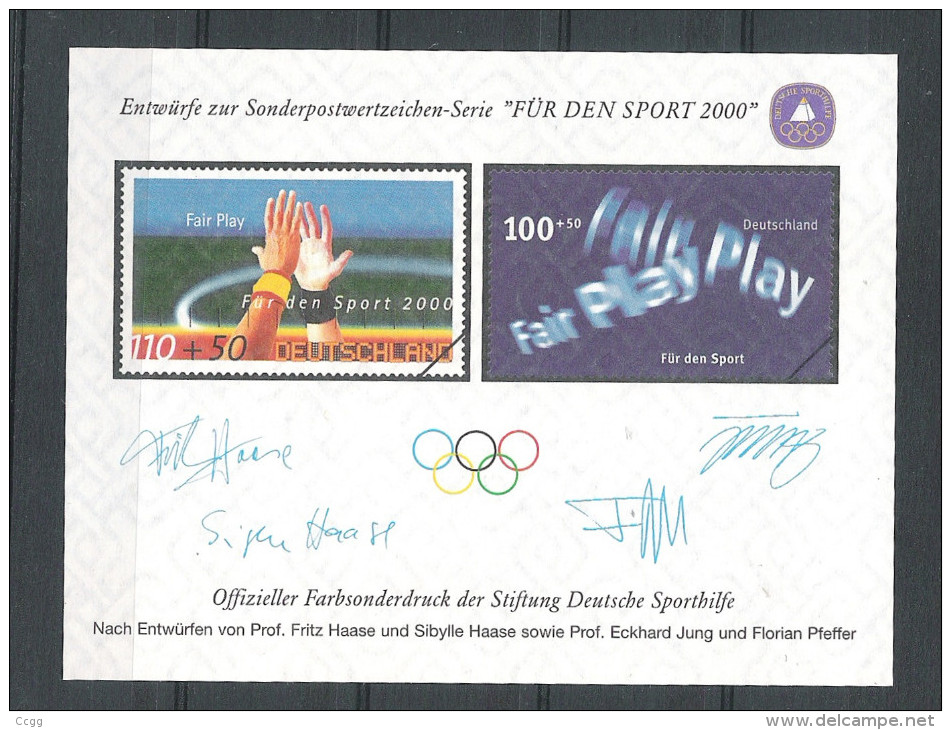 Olympische Spelen 2000 , Duitsland - Vignette - Ete 2000: Sydney