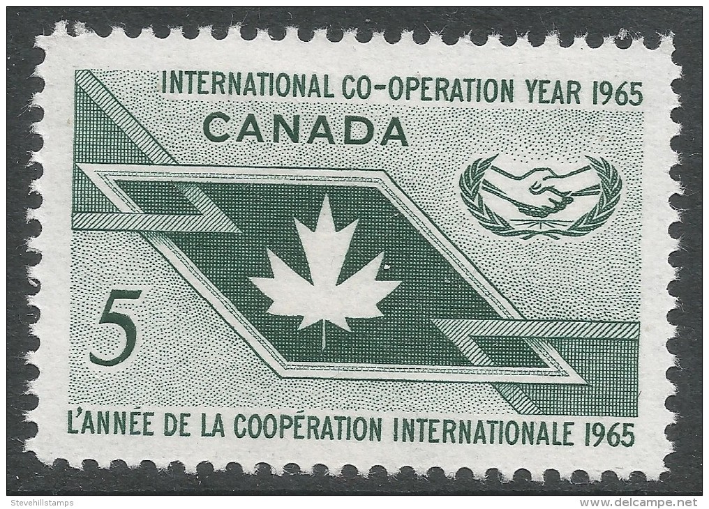 Canada. 1965 International Co-Operation Year. 5c MH - Unused Stamps