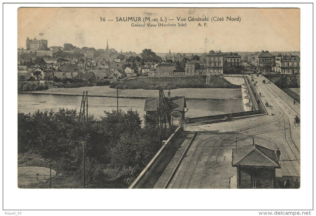 56 - SAUMUR - Vue Générale (Côté Nord) - Saumur