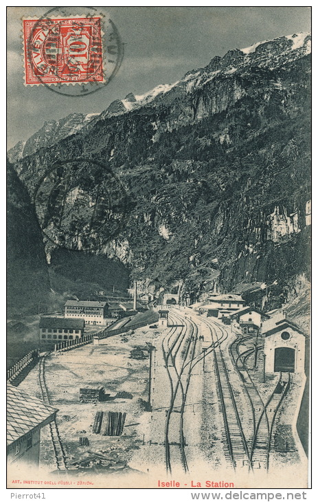 ITALIE - Ligne Du SIMPLON - ISELLE - La Station (1906) - Other & Unclassified