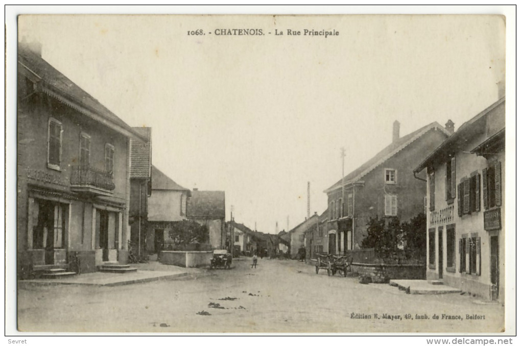 CHATENOIS. - La Rue Principale - Châtenois-les-Forges