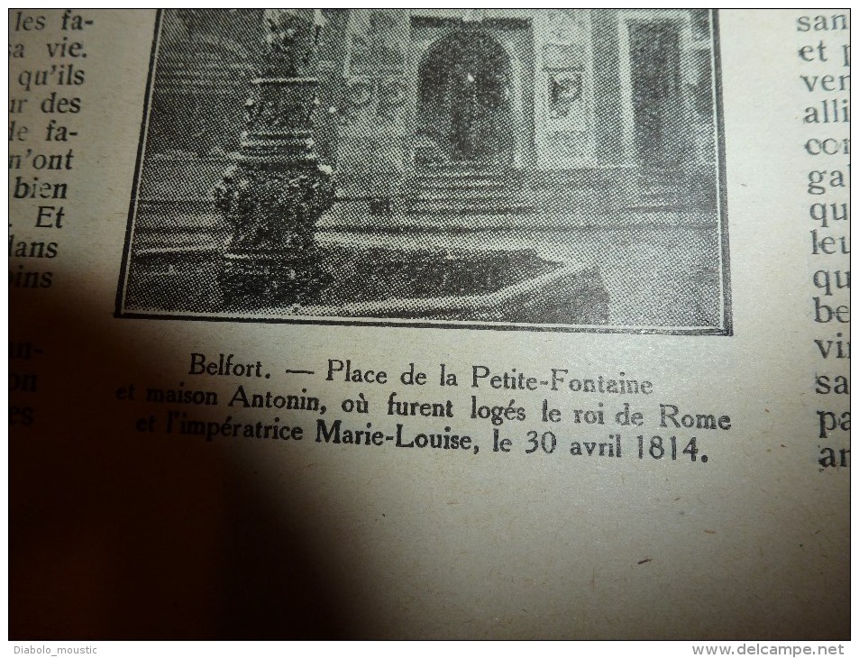 1913 Impôt sur les vieux garçons; BELFORT 1814; Théâtre d'Orange; NIMES; J.-H. FABRE ; La campagne; Mer et Montagne