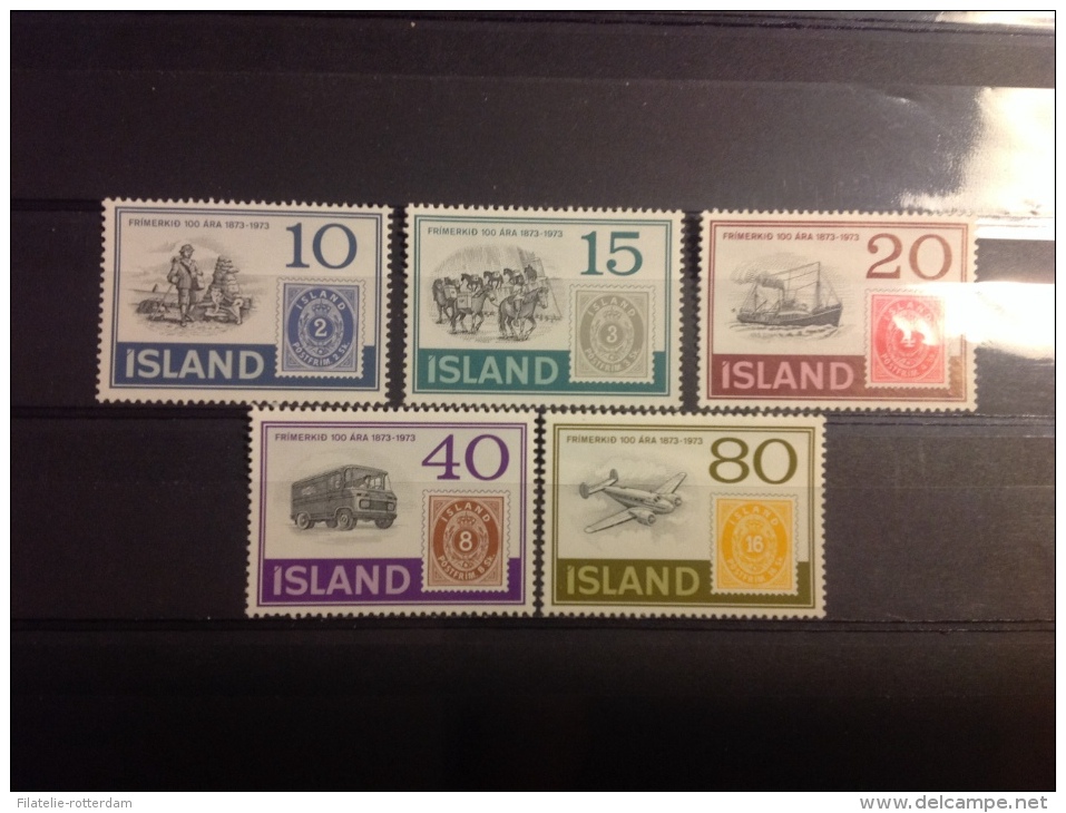 IJsland / Iceland - Postfris / MNH, Complete Serie Postzegeljubileum 1973 - Unused Stamps