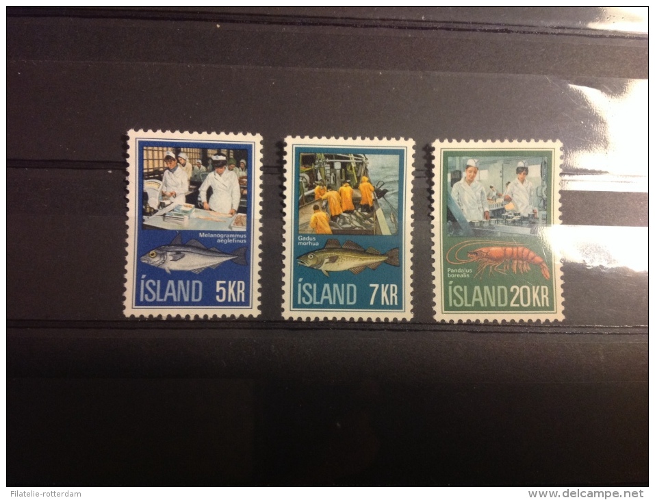 IJsland / Iceland - Postfris / MNH, Complete Serie Visserij 1971 - Ongebruikt