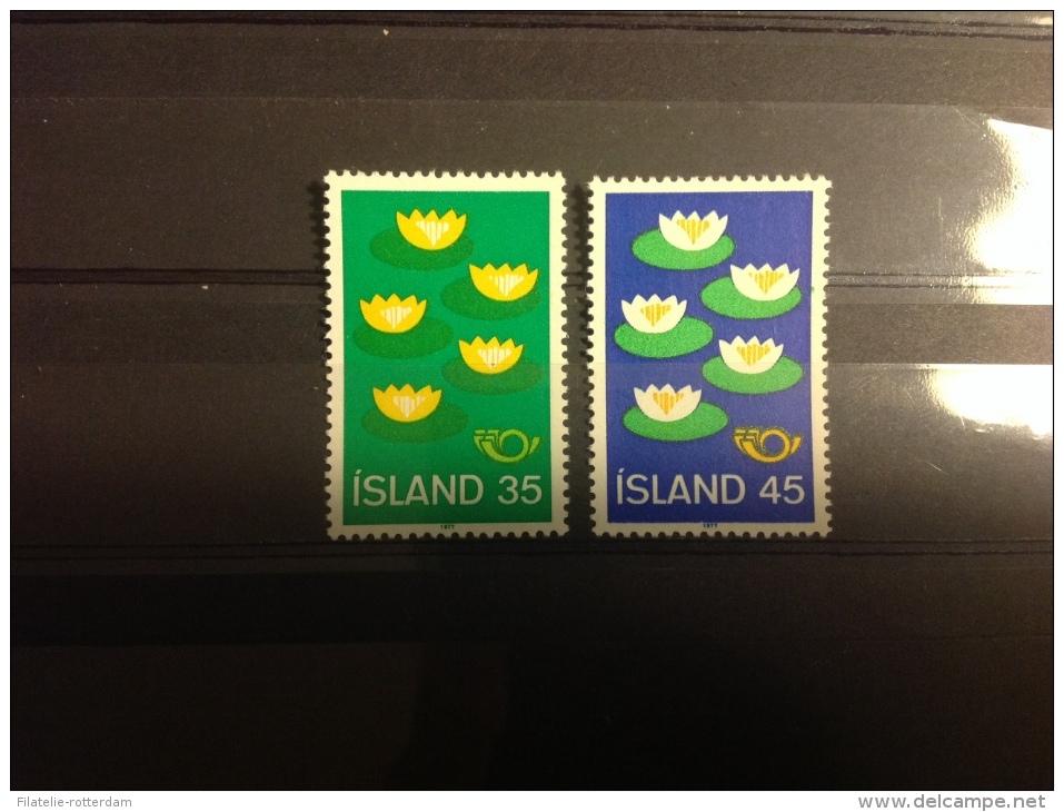 IJsland / Iceland - Postfris / MNH, Complete Serie Waterlelies 1977 - Neufs