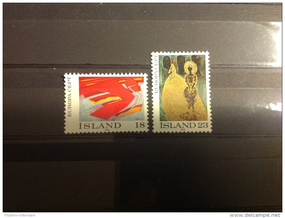IJsland / Iceland - Postfris / MNH, Complete Serie Europa, Schilderijen 1975 - Unused Stamps