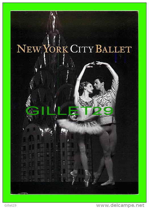 DANCE - PUBLICITÉ - ADVERTISING - NEW YORK CITY BALLET - 1998 WINTER SEASON - GO-CARD - - Danse