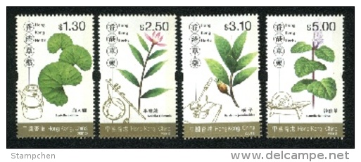 Hong Kong 2001 Chinese Herbs Stamps Medicine Flower - Unused Stamps