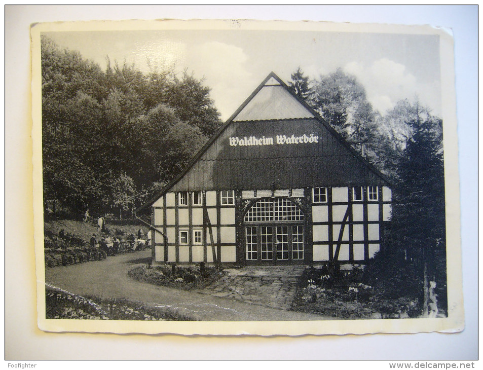 Germany: Waldheim Waterbör, Spiegelsberge Bei Brackwede-Bielsfeld - Old Postcard Unused Big Format - Bielefeld