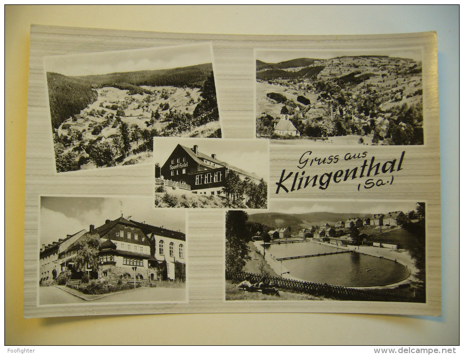 Germany: Gruss Aus Klingenthal (Sa.) - Mehrbildkarte - 1965 Used - Klingenthal