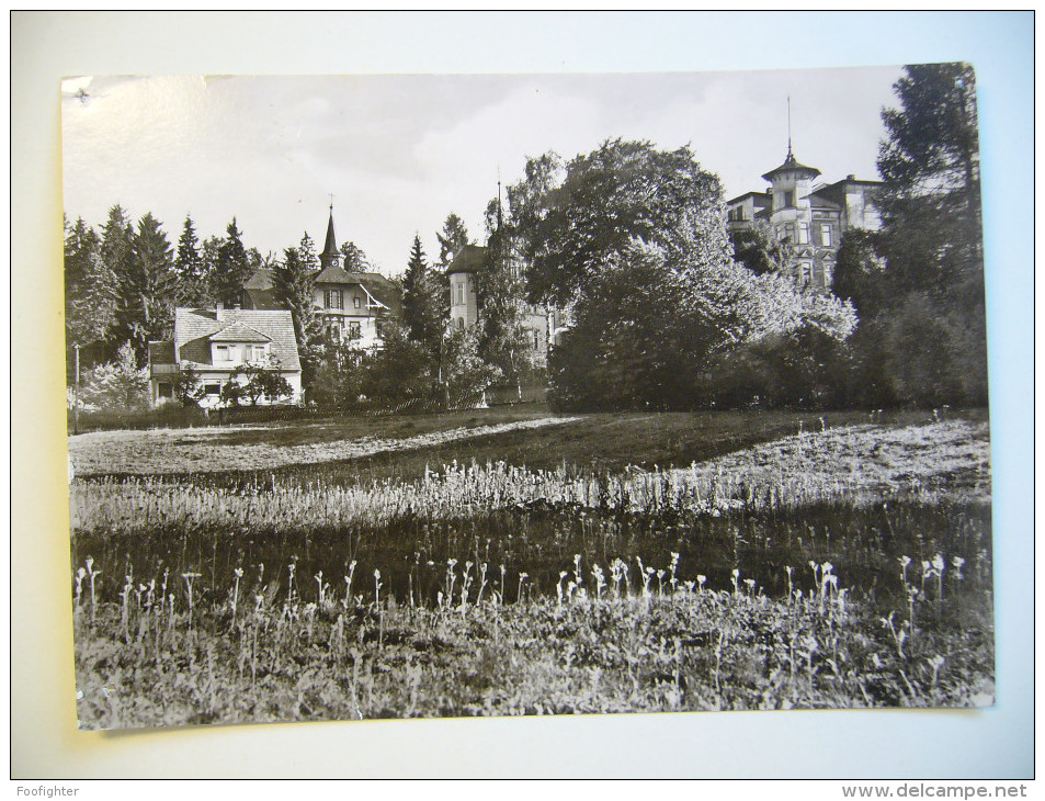 Germany: Georgenthal / Thür. Wald - Villen Im Schwimmbachtal Mit Blindenheim - 1970s Used - Georgenthal