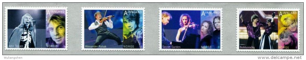 NE3799 Norway 2010 Singer 4v  MNH - Unused Stamps