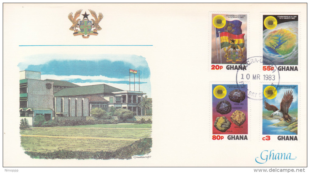 Ghana 1983 Commonwealth Day FDC - Ghana (1957-...)