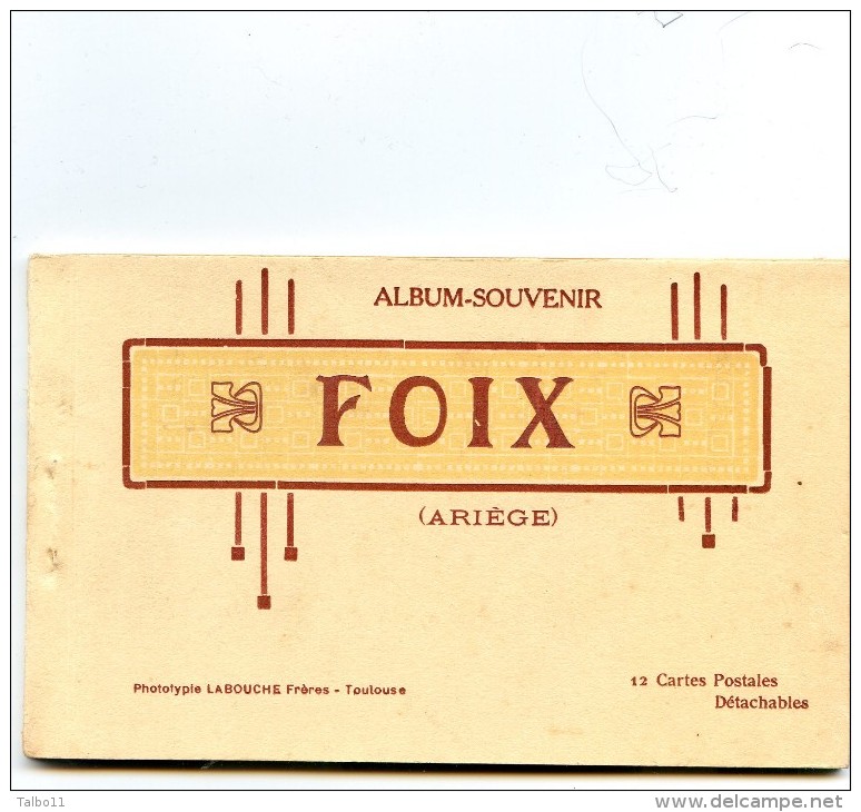 Carnet Incomplet De 8 Cartes - Foix - Foix