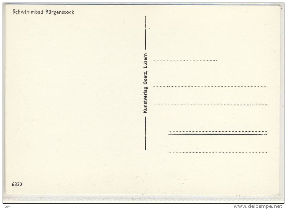 Bürgenstock - Schwimmbad - 1958 - Other & Unclassified