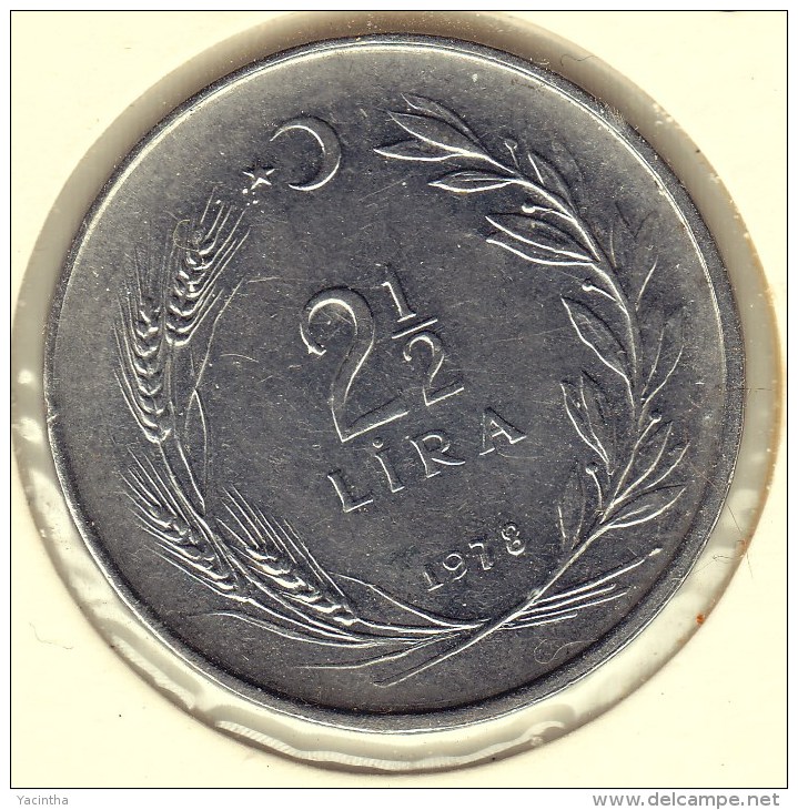 @Y@   Turkije  2 1/2 LIRA  1978      (2703) - Turquie