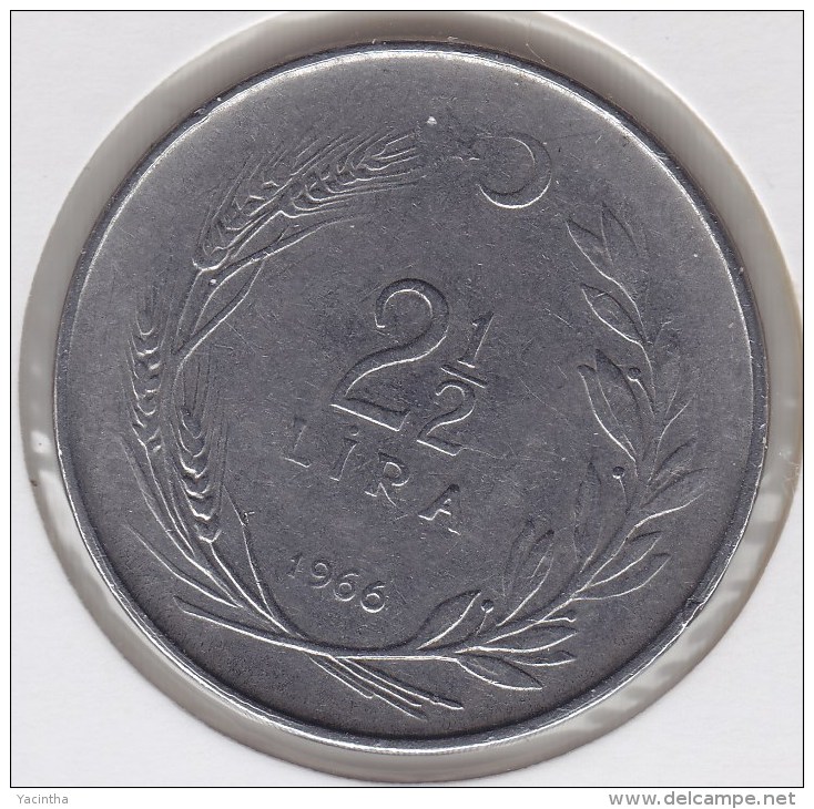 @Y@   Turkije   2 1/2 Lira  1966     (2685) - Türkei