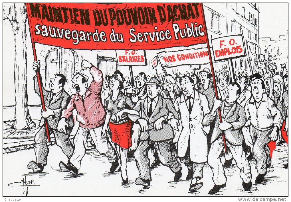 F.O.services Publics...a Mr Jacques CHIRAC - Syndicats