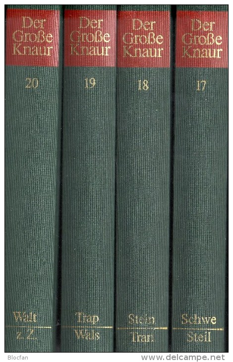 Band 17-20 Schwe Bis Z 1981 Antiquarisch 19€ Neuwertig Als Großes Lexikon Knaur In 20 Bänden In Farbe Lexika Of Germany - Glossaries