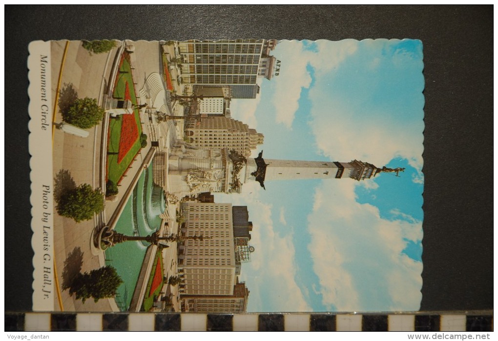 CP, Etats Unis, Monument Circle Indianapolis Indiana - Indianapolis