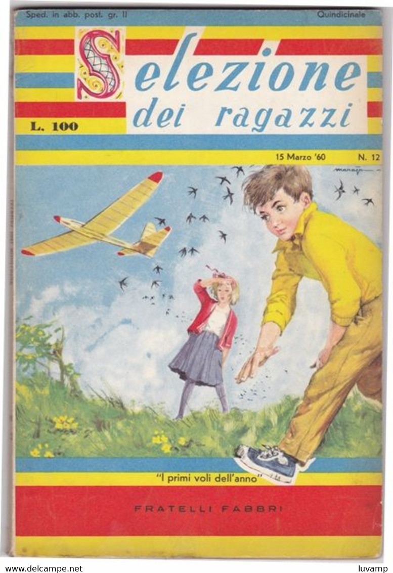 SELEZIONE DEI RAGAZZI - N.  12  DEL   15 MARZO  1960 (CART 77) - Niños Y Adolescentes