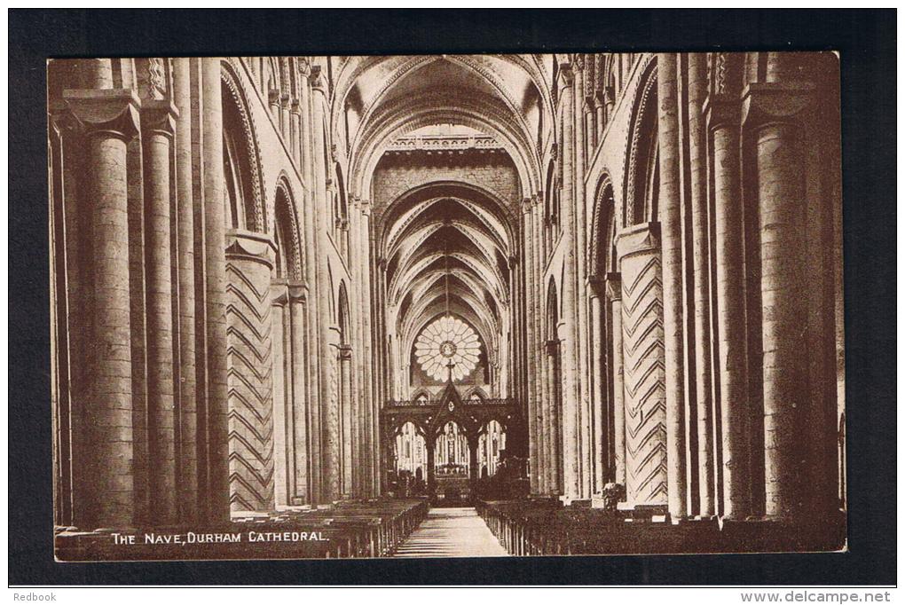 RB 981 - 2 X J. Salmon Postcards - Durham Cathedral - Exterior &amp; Interior - Other & Unclassified