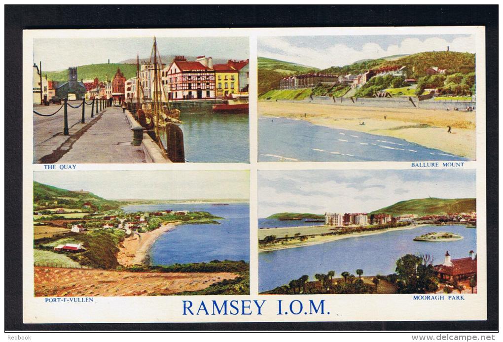 RB 981 -  J. Salmon Multiview Postcard - Ramsey Isle Of Man - Isle Of Man